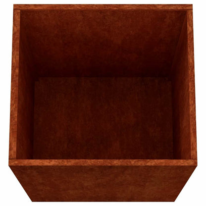 Pflanzkübel 52x48x75 cm Cortenstahl