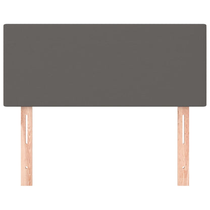 Kopfteil Grau 100x5x78/88 cm Kunstleder