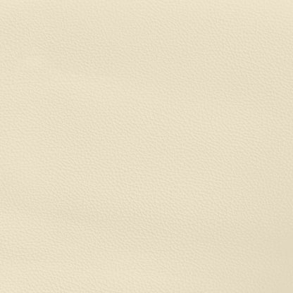 Kopfteile 2 Stk. Creme 80x5x78/88 cm Kunstleder