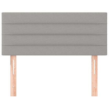 Kopfteil Hellgrau 80x5x78/88 cm Stoff