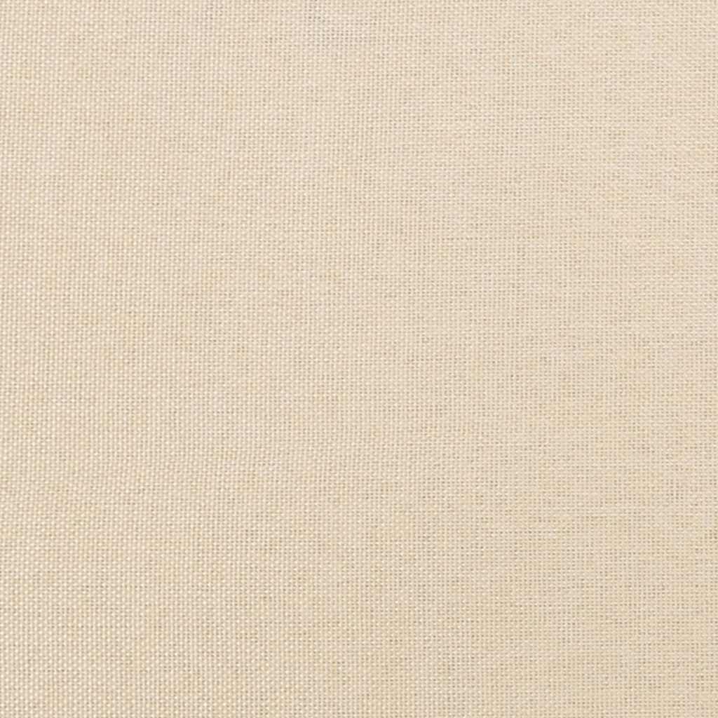 Kopfteil Creme 90x5x78/88 cm Stoff