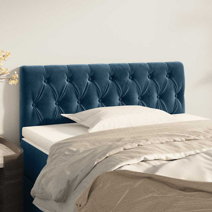 Kopfteil Dunkelblau 90x7x78/88 cm Samt