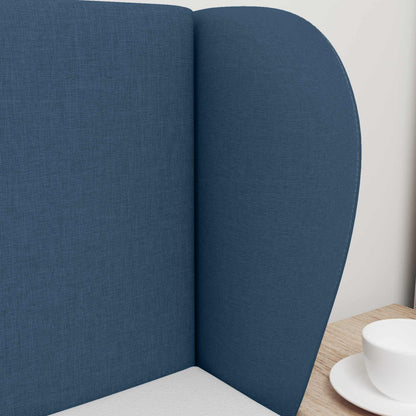 Kopfteil Ohr Blau 40 x 23 x 6 cm Stoff