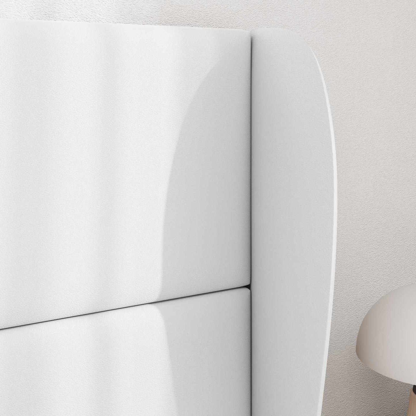 Kopfteil Ohr Weiß 80 x 23 x 6 cm PVC