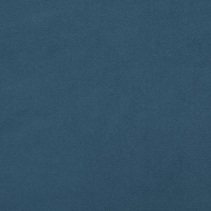 Taschenfederkernmatratze Mittel Dunkelblau 120x200x20 cm Samt