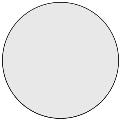 Wandspiegel Schwarz Ø 60 cm Rund