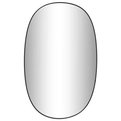 Wandspiegel Schwarz 80x50 cm