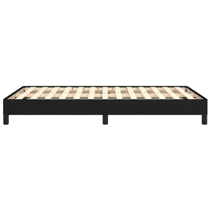 Bettgestell ohne Matratze Schwarz 120x200 cm Stoff