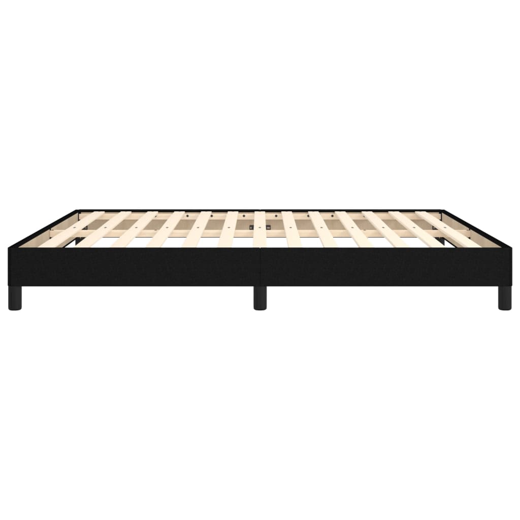 Bettgestell ohne Matratze Schwarz 160x200 cm Stoff