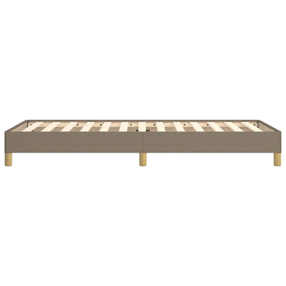 Bettgestell ohne Matratze Taupe 80x200 cm Stoff