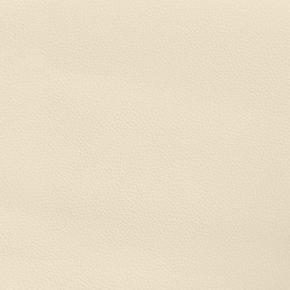 Bettgestell Creme 90x200 cm Kunstleder