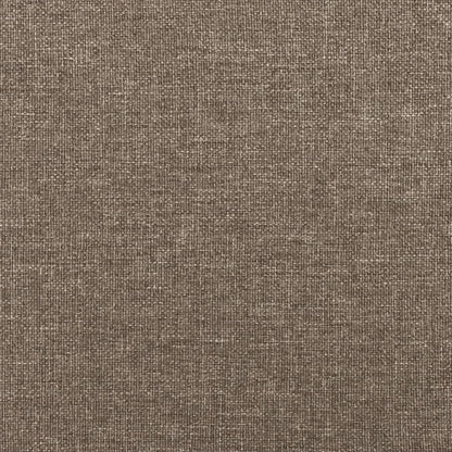 Bettgestell ohne Matratze Taupe 90x190 cm Stoff