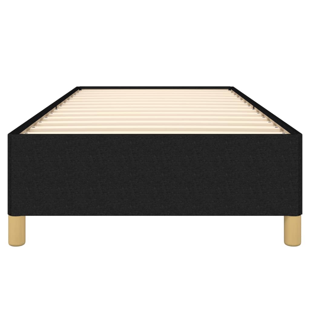 Bettgestell ohne Matratze Schwarz 90x190 cm Stoff