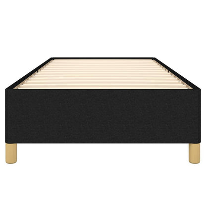 Bettgestell ohne Matratze Schwarz 90x190 cm Stoff