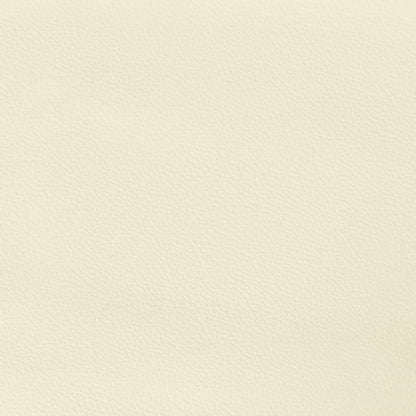 Bettgestell Creme 140x190 cm Kunstleder
