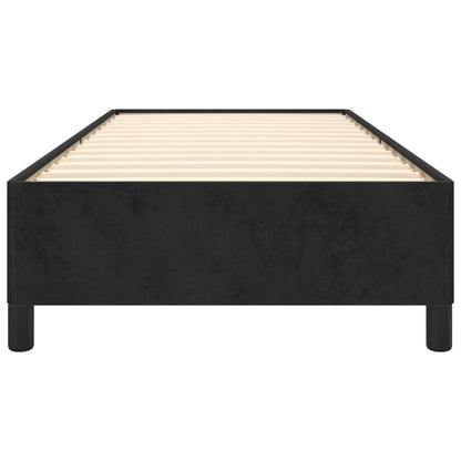 Bettgestell ohne Matratze Schwarz 100x200 cm Samt