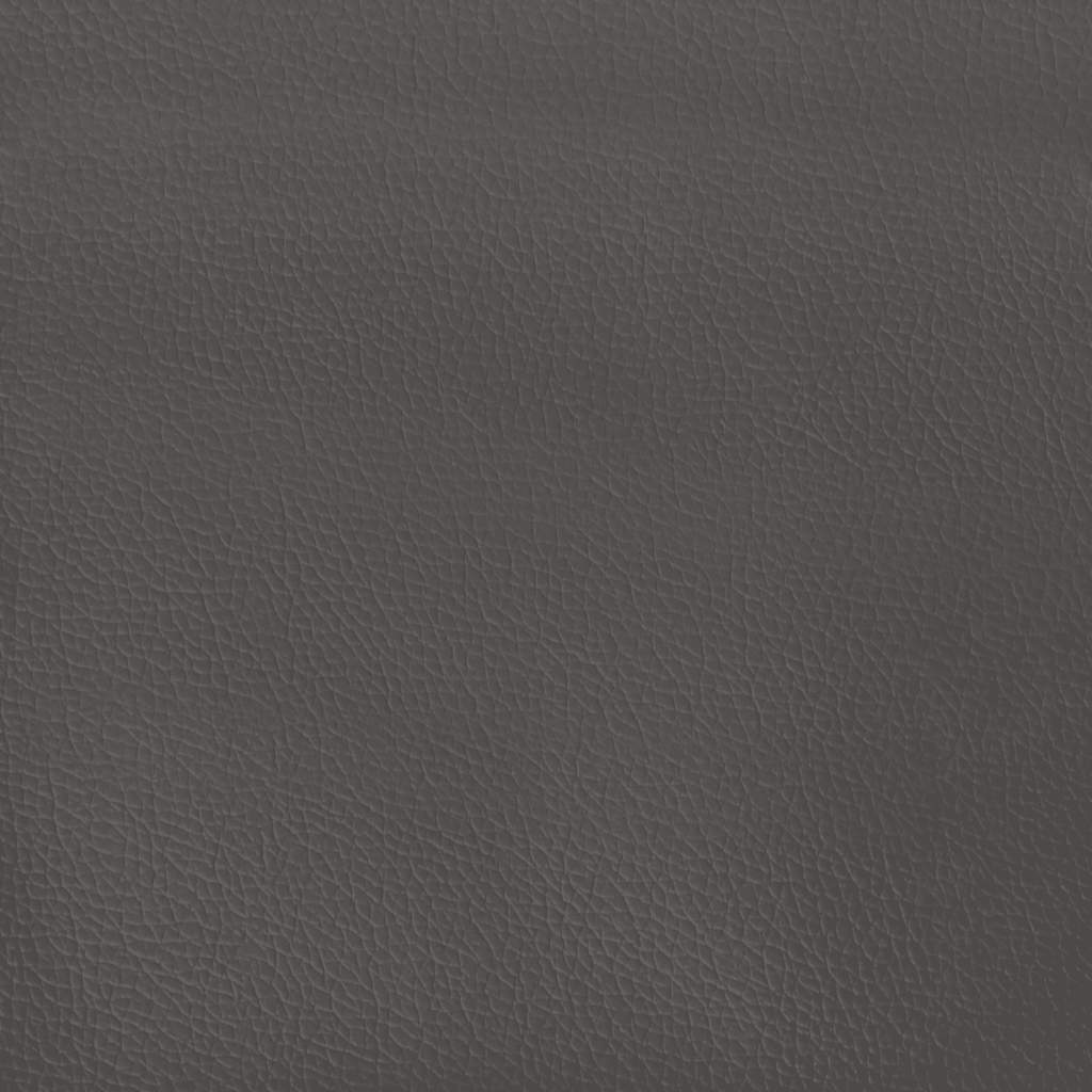 Bettgestell mit Kopfteil ohne Matratze Grau 90x190 cm