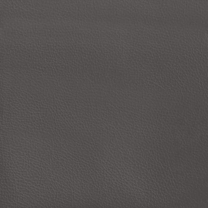 Bettgestell mit Kopfteil ohne Matratze Grau 90x190 cm