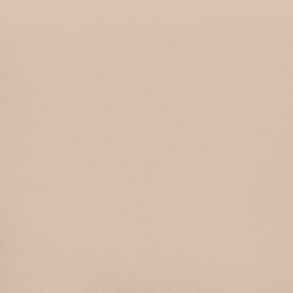 Bettgestell mit Kopfteil ohne Matratze Cappuccino 90x190 cm