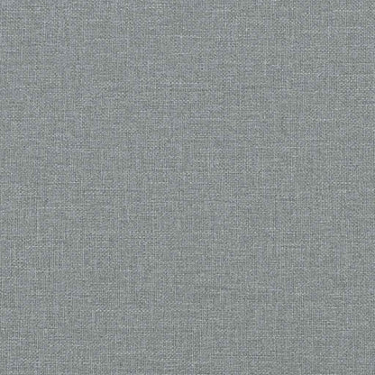 Fußhocker Hellgrau 60x50x41 cm Stoff