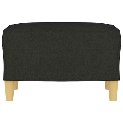 Fußhocker Schwarz 60x50x41 cm Stoff
