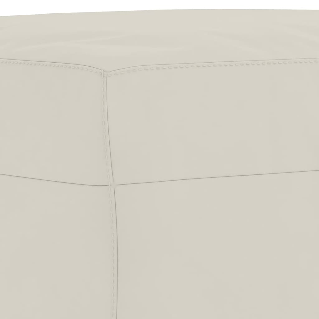 Fußhocker Creme 60x50x41 cm Samt