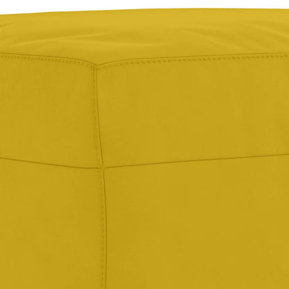 Fußhocker Gelb 70x55x41 cm Samt