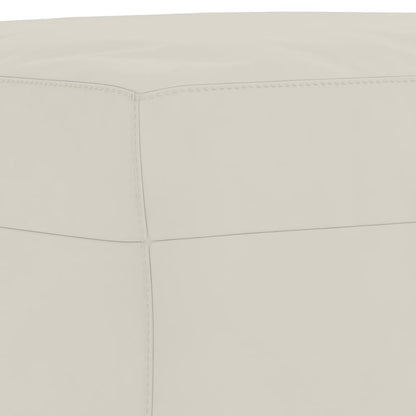 Fußhocker Creme 70x55x41 cm Samt