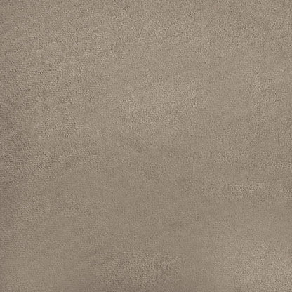 Fußhocker Taupe 60x50x41 cm Mikrofasergewebe