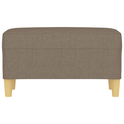 Sitzbank Taupe 70x35x41 cm Stoff