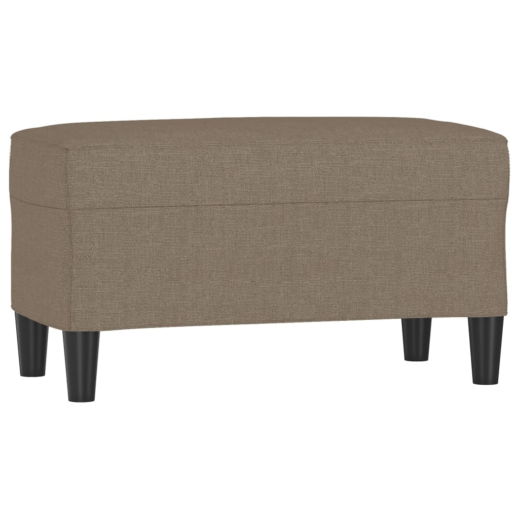 Sitzbank Taupe 70x35x41 cm Stoff