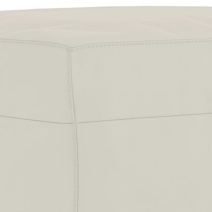 Sitzbank Creme 70x35x41 cm Samt
