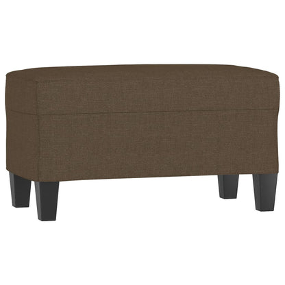 Sitzbank Braun 100x35x41 cm Stoff