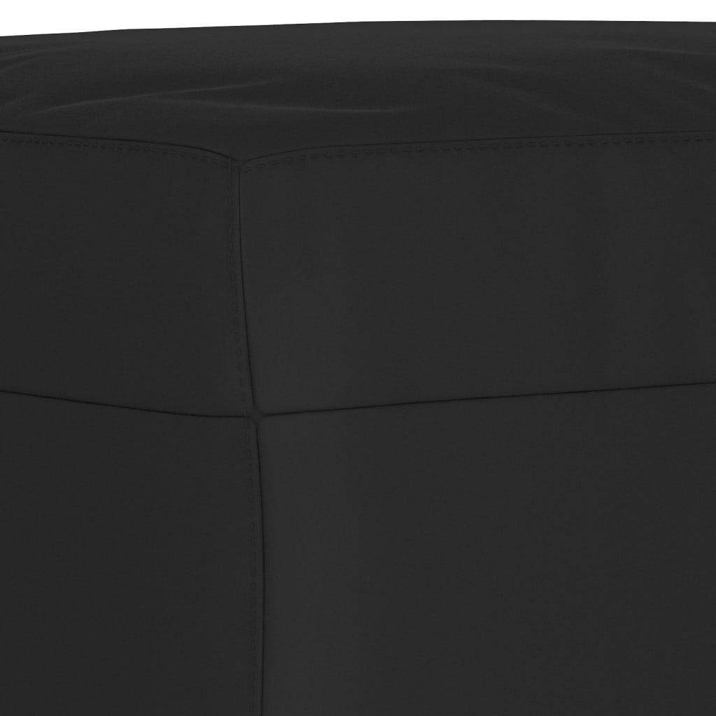 Sitzbank Schwarz 100x35x41 cm Mikrofasergewebe