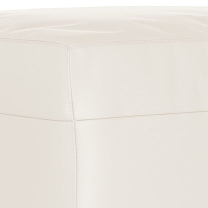 Sitzbank Beige 100x35x41 cm Mikrofasergewebe