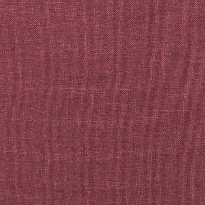 Zierkissen 2 Stk. Weinrot Ø15x50 cm Stoff