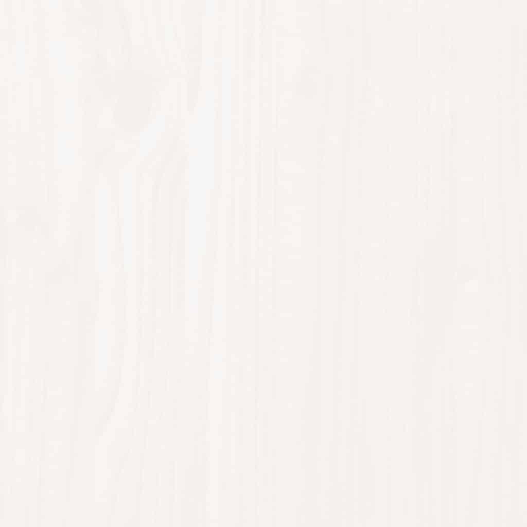 Konsolentisch Weiß 75x35x75 cm Massivholz Kiefer