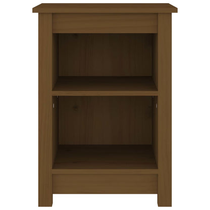 Nachttisch Honigbraun 40x35x55 cm Massivholz Kiefer