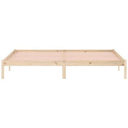 Massivholzbett ohne Matratze 193x203 cm Kiefer