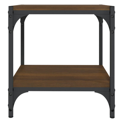 TV-Schrank Braun Eichen-Optik 40x33x41 cm Holzwerkstoff Stahl