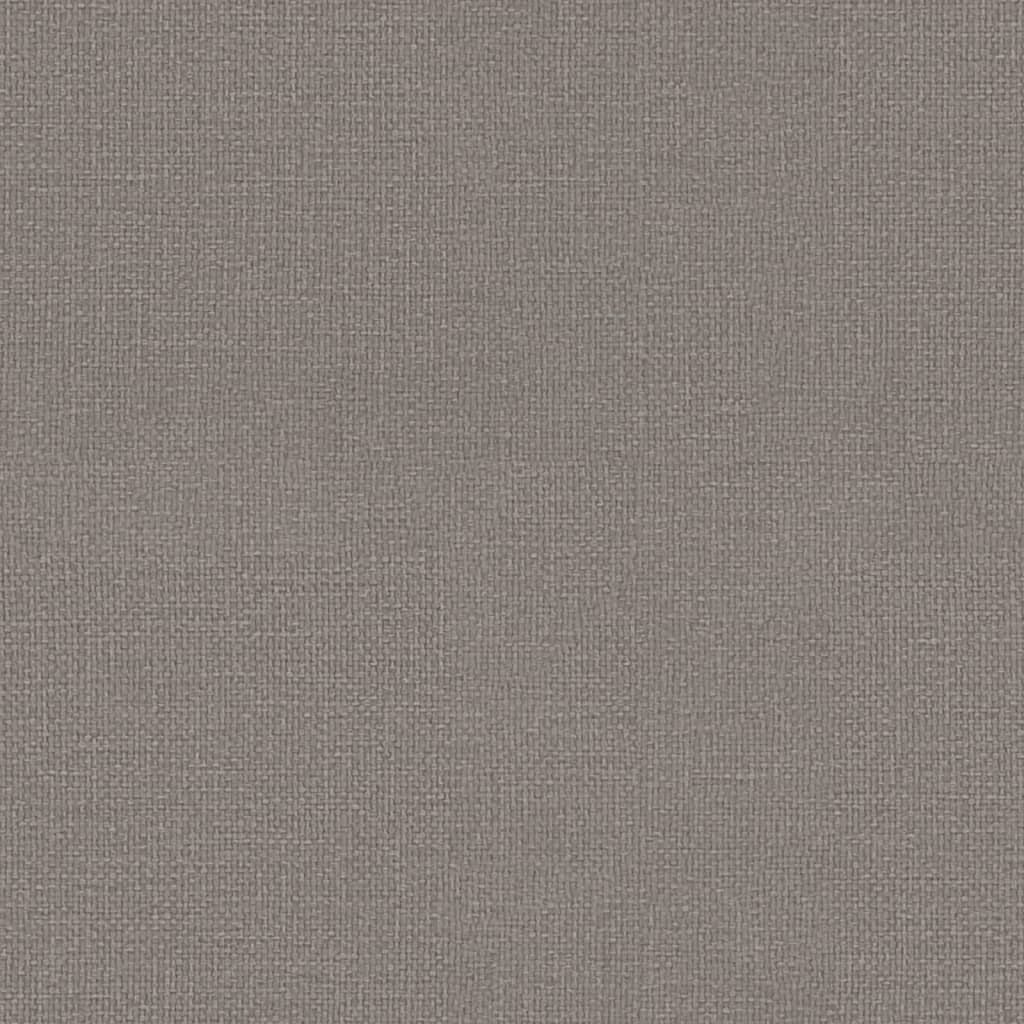 Bürostuhl mit Liegefunktion Taupe Stoff