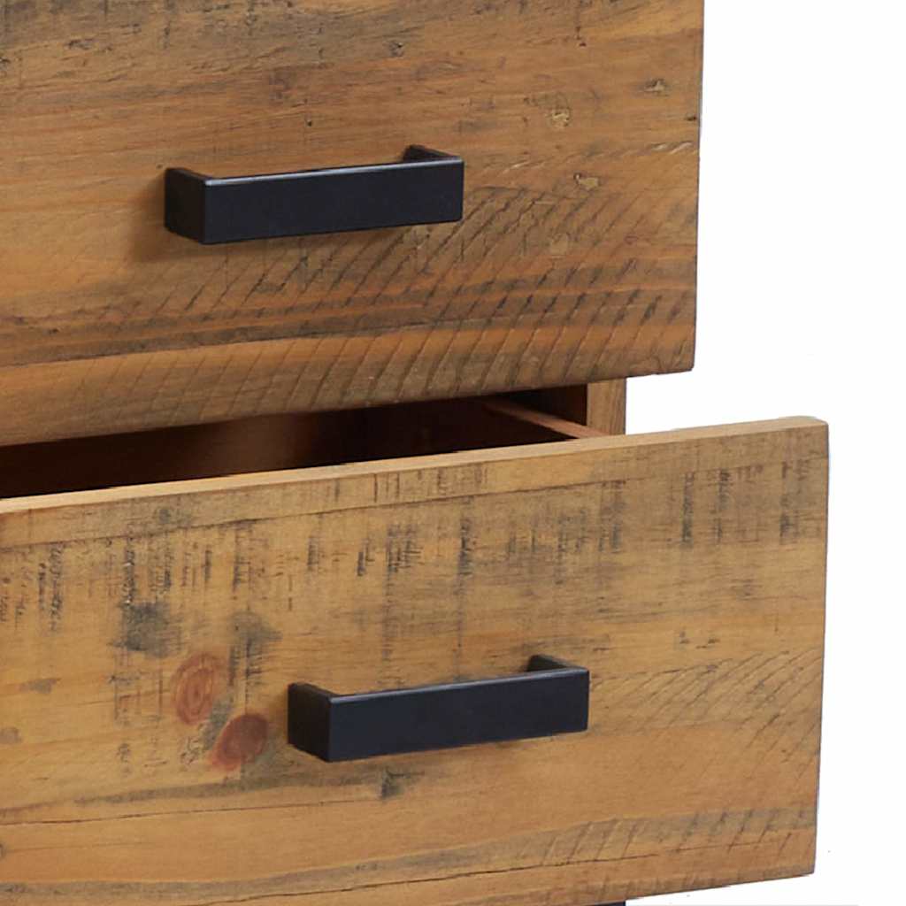 Nachttisch Braun 36x30x45 cm Massivholz Kiefer