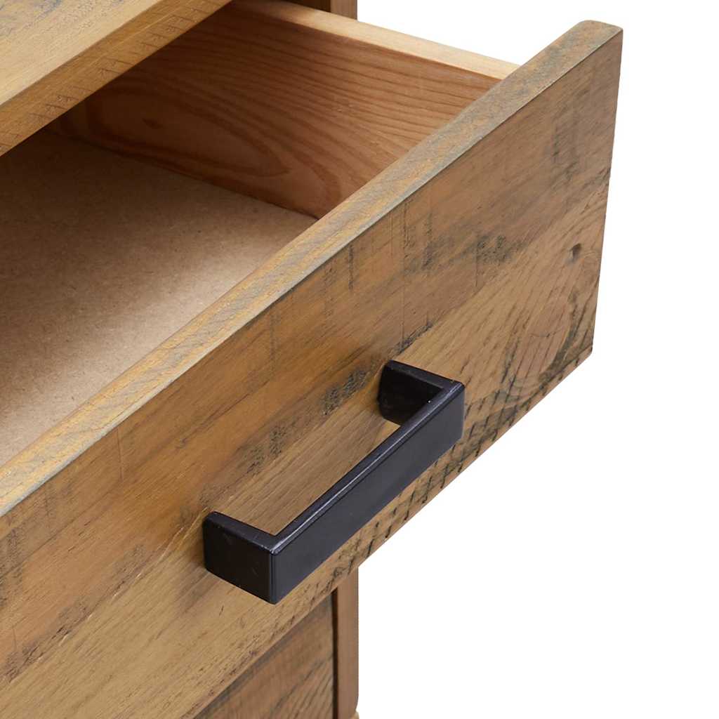 Nachttisch Braun 40x30x55 cm Massivholz Kiefer