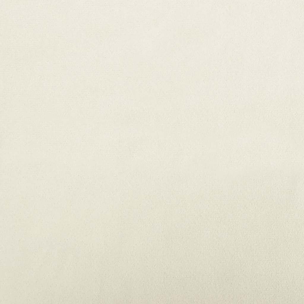 Hundebett Creme 70x45x26,5 cm Samt