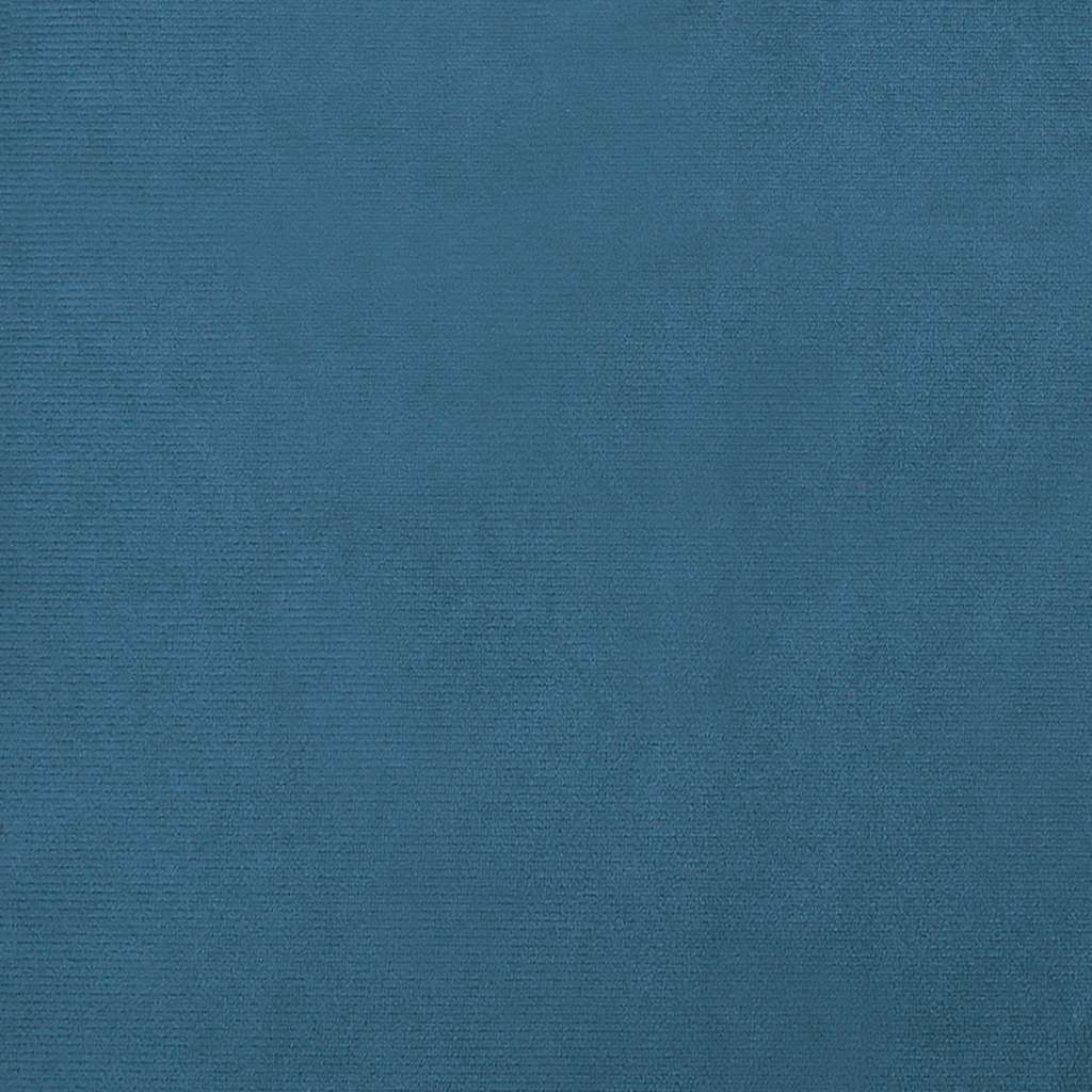 Hundebett Blau 70x45x33 cm Samt