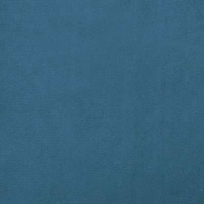 Hundebett Blau 70x45x33 cm Samt
