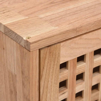 Wandschrank 42x18x42 cm Massivholz Nussbaum