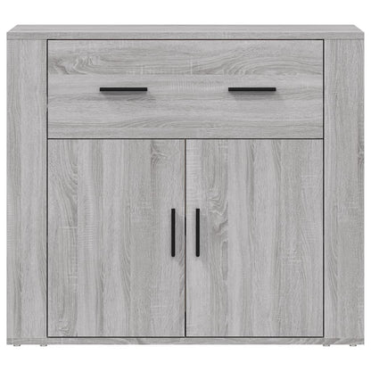 Sideboard Grau Sonoma 80x33x70 cm Holzwerkstoff