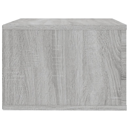 Wand-Nachttische 2 Stk. Grau Sonoma 50x36x25 cm