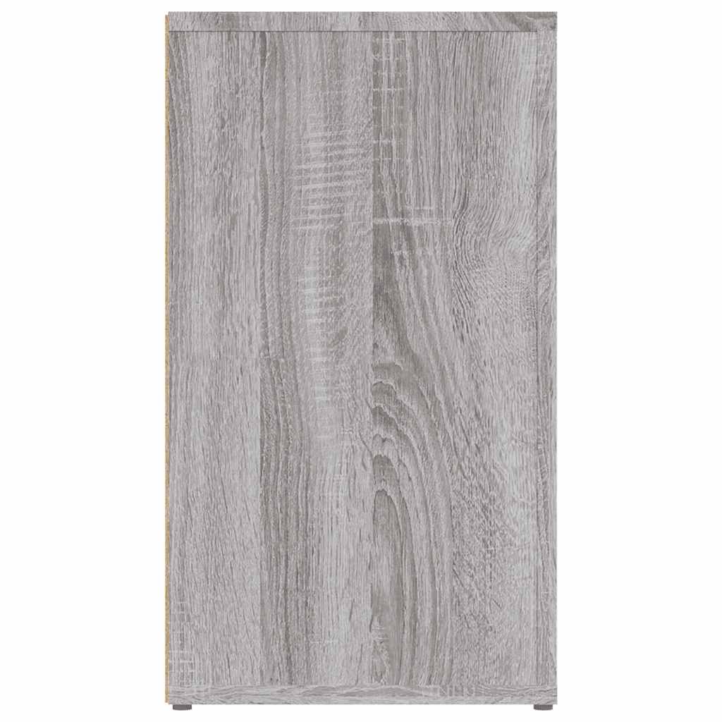 Sideboard Grau Sonoma 80x30x54 cm Holzwerkstoff